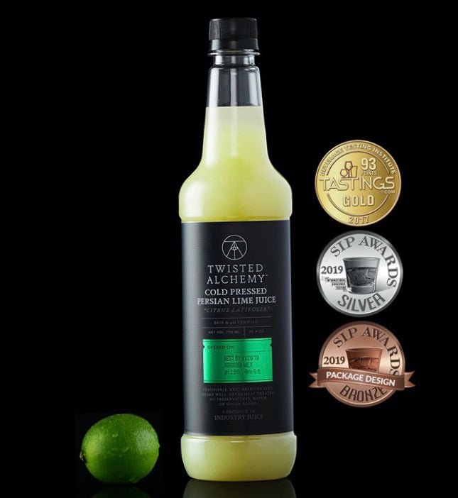 LIME SOUR JUICE MIXER FRESH COLD PRESSED - Twisted Alchemy